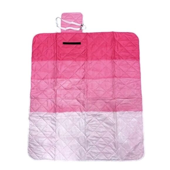 Garden Party Picnic Blanket Water Resistant Shell Fabric Picnic Blanket 50”x 60” - Picture 5 of 6